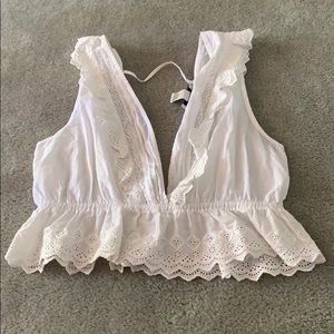 Cute summery lace crop top